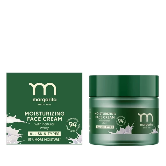 Margarita hidratáló arckrém tejsavóval, 50 ml