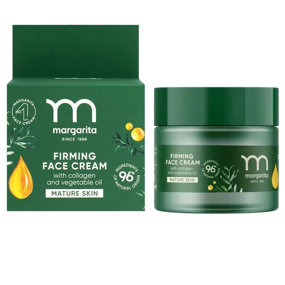 Margarita feszesítő arckrém kollagénnel és növényi olajjal, 50 ml