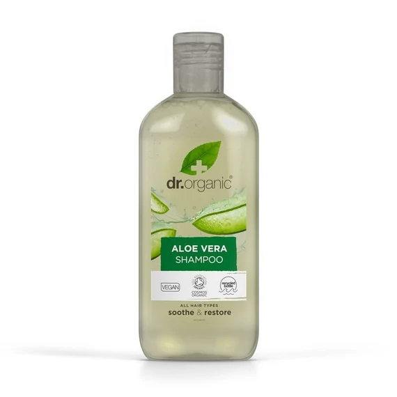 Dr Organic Bio Aloe Vera tápláló sampon, 250 ml