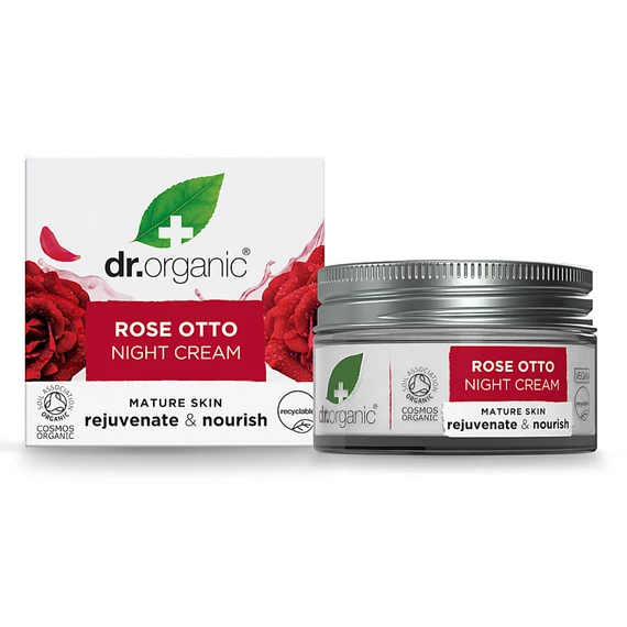 Dr Organic nappali arckrém bio damaszkuszi rózsával, 50 ml