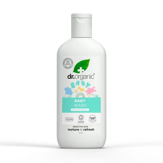 Dr Organic Illatmentes babafürdető bio körömvirággal, 250 ml