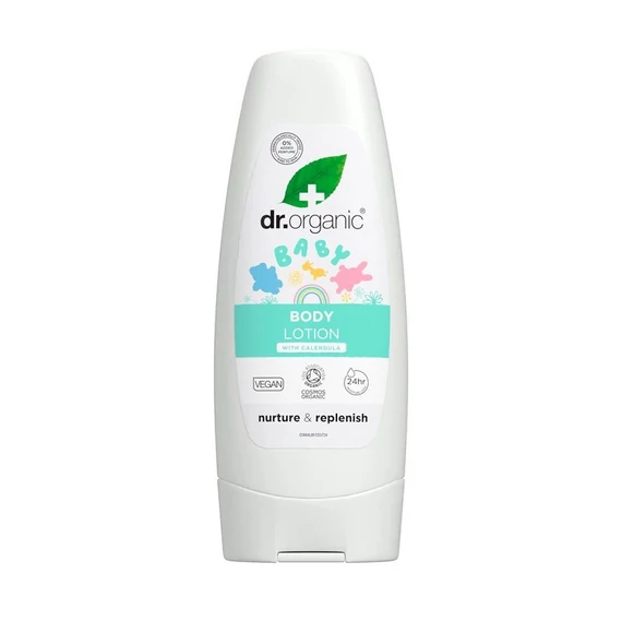 Dr Organic Illatmentes baba testápoló bio körömvirággal, 200 ml