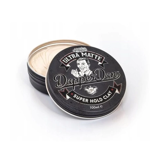 Dapper Dan Ultra Matte Super Hold Clay hajformázó, 100 ml