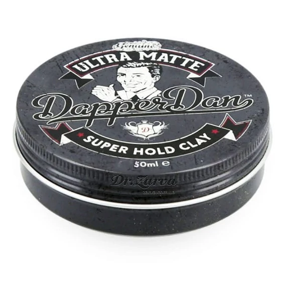 Dapper Dan Ultra Matte Super Hold Clay hajformázó, 50 ml