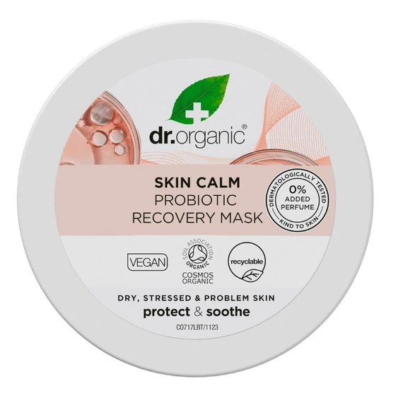 Dr Organic Skin Calm probiotikus helyreállító arcmaszk, 100 ml