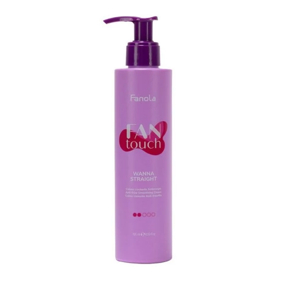 Fanola Fantouch Wanna Straight Anti frizz hajegyenesítő krém, 200 ml