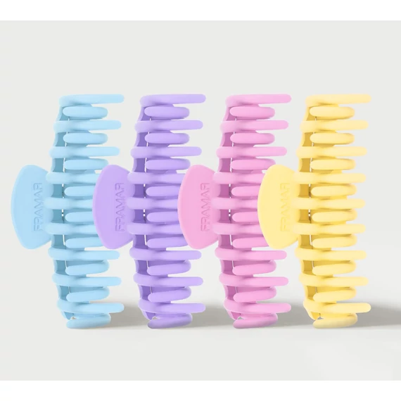 Framar Claw Clips Pastel hajcsat, 4 db