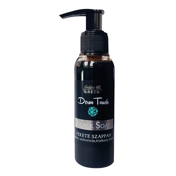 Golden Green Pure Control fekete szappan zsíros bőrre, 100 ml