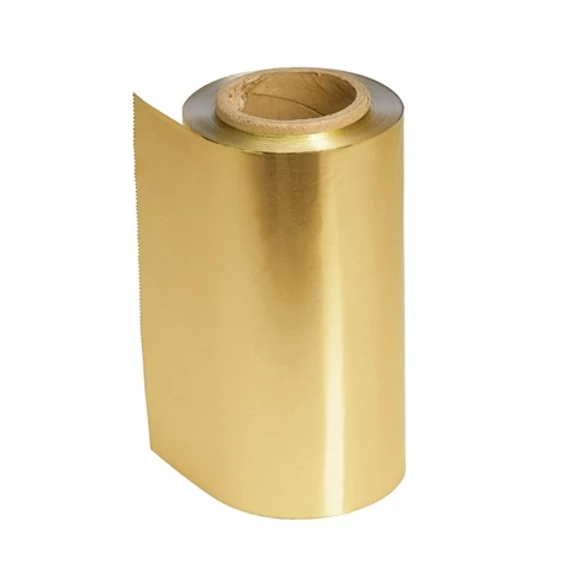 Hair Power arany melírfólia 12 cm, 100 m, 15 mikron