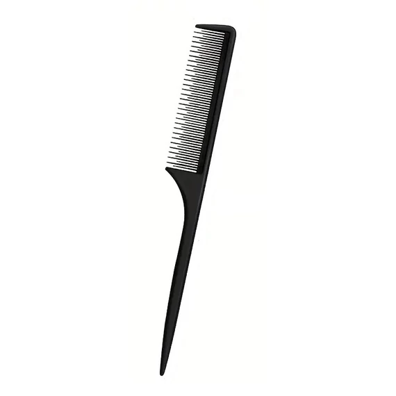 Hair Power műanyag végű stílfésű, fekete
