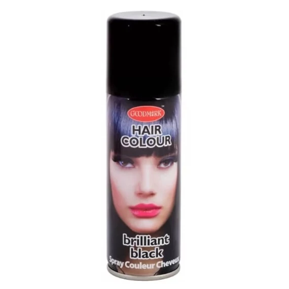 Hair Power színes hajlakk fekete, 125 ml
