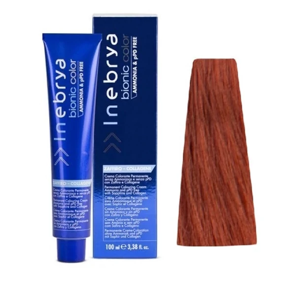 Inebrya Bionic Color ammóniamentes és PPD-mentes hajfesték 7.46