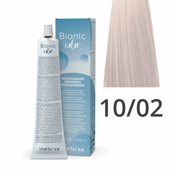 Inebrya Bionic Color ammóniamentes és PPD-mentes hajfesték 10.02