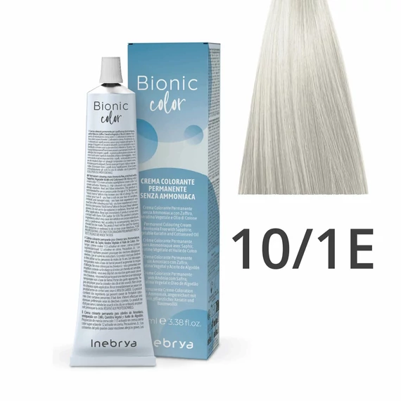 Inebrya Bionic Color ammóniamentes és PPD-mentes hajfesték 10.1E