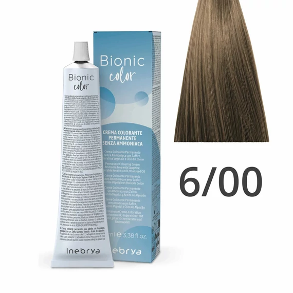 Inebrya Bionic Color ammóniamentes és PPD-mentes hajfesték 6.00