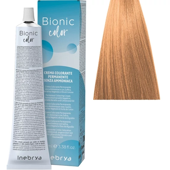 Inebrya Bionic Color ammóniamentes és PPD-mentes hajfesték 8.34
