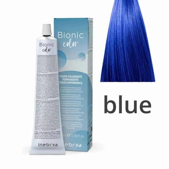 Inebrya Bionic Color ammóniamentes és PPD-mentes hajfesték CT Blue
