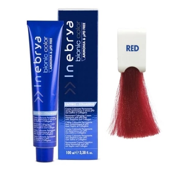 Inebrya Bionic Color ammóniamentes és PPD-mentes hajfesték   CT Red