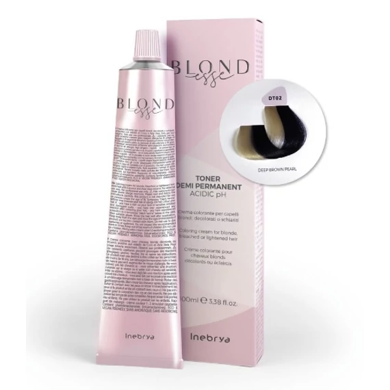 Inebrya Blondesse Toner árnyaló DT02 Deep Brown Pearl