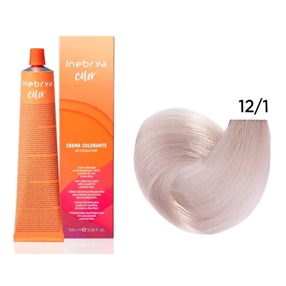 Inebrya Color PPD-mentes vegán hajfesték 12.1