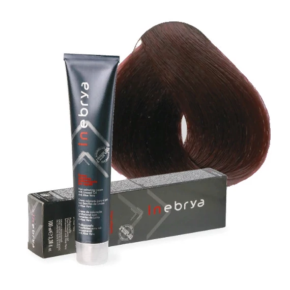 Inebrya Color PPD-mentes vegán hajfesték 4.5