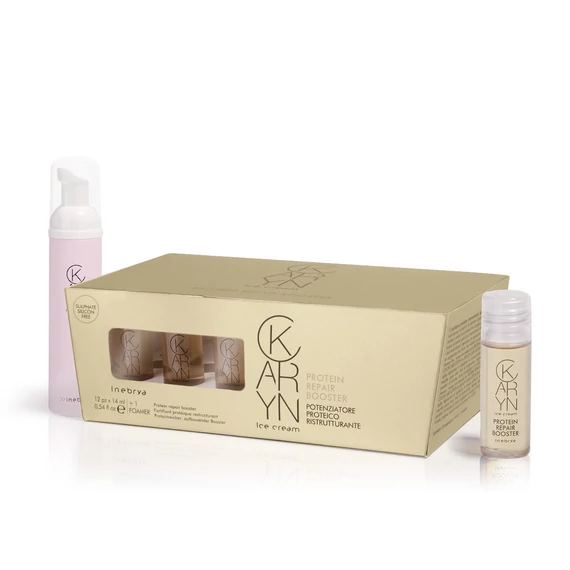 Inebrya Karyn Protein Repair Booster szérum sérült és vegykezelt hajra 12x14 ml