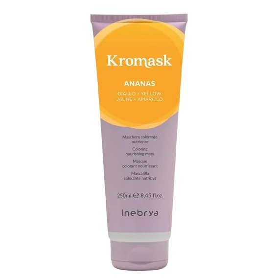 Inebrya Kromask hajszínező hajpakolás, Ananas, 250 ml
