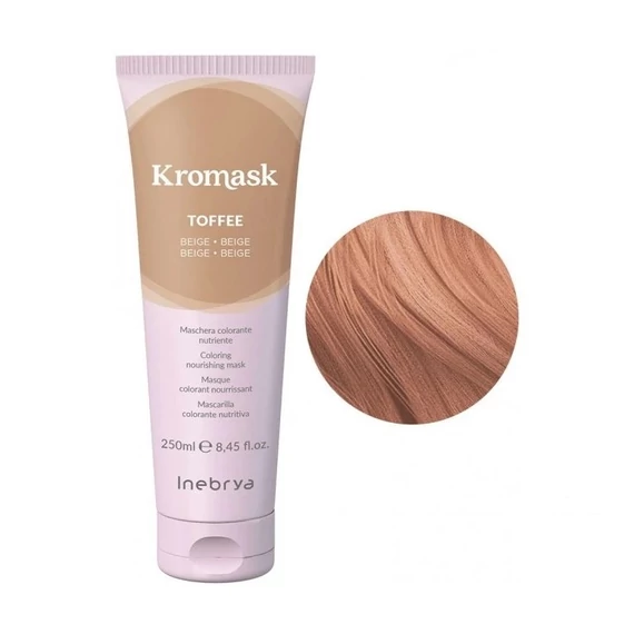 Inebrya Kromask hajszínező hajpakolás, Toffee, 250 ml