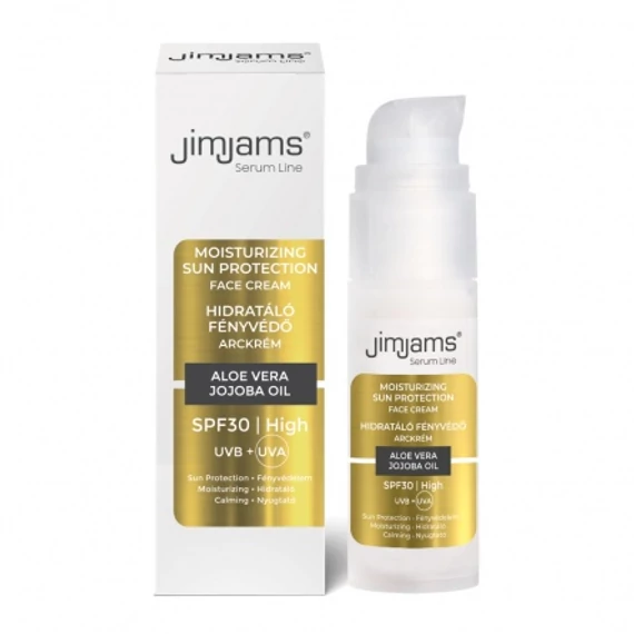 JimJams Serum Line Hidratáló fényvédő arckrém SPF30, 30ml