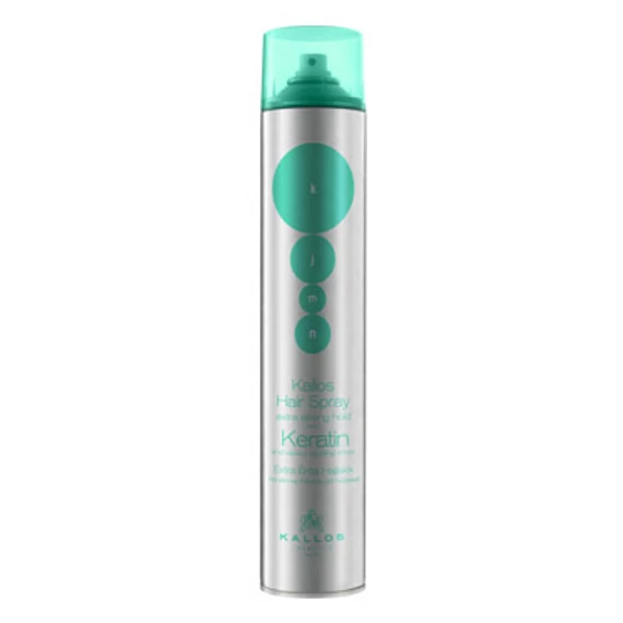 Kallos KJMN extra erős keratinos hajlakk, 750 ml