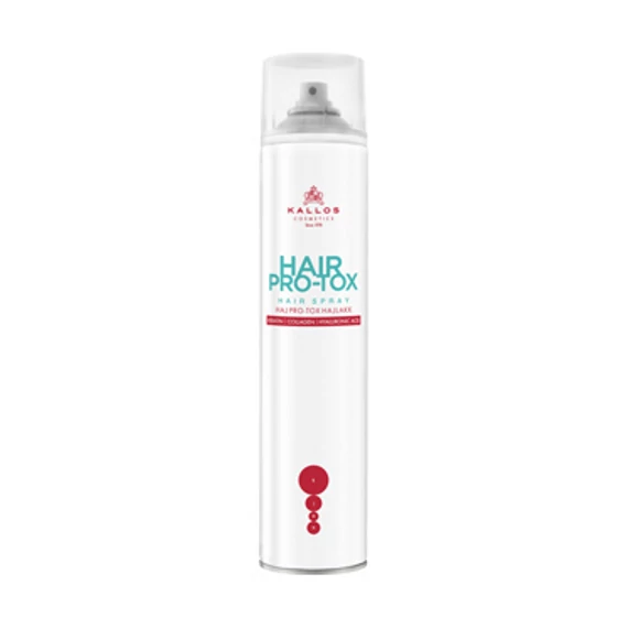 Kallos KJMN haj pro-tox hajlakk keratinnal, kollagénnel és hialuronsavval, 400 ml