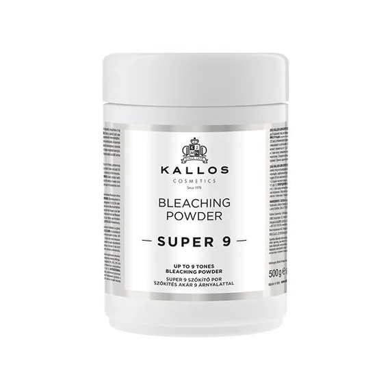Kallos Super 9 szőkítőpor, 500 g