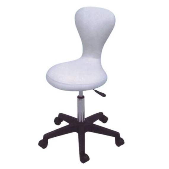 Lenke munkaszék háttámlával lábtartó nélkül, fehér