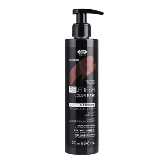 Lisap Refresh Color színező hajpakolás, Chocolate, 250 ml