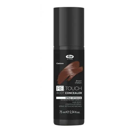 Lisap ReTouch Color hajtőszínező spray 75 ml, Barna