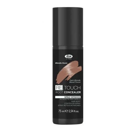 Lisap ReTouch Color hajtőszínező spray 75 ml, Sötét szőke