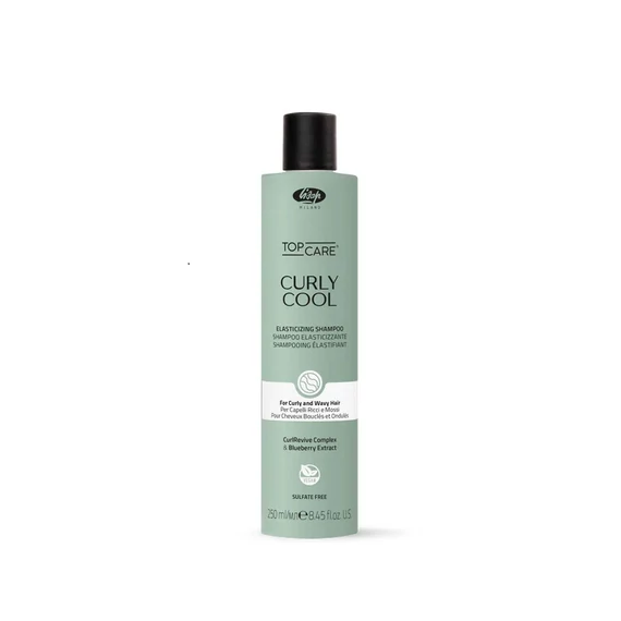 Lisap Top Care Curly Cool sampon göndör és hullámos hajra, 250 ml