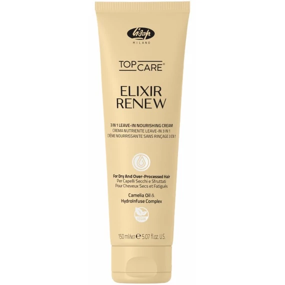 Lisap Top Care Elixir Renew tápláló 3in1 hajban hagyható ápoló, 150 ml