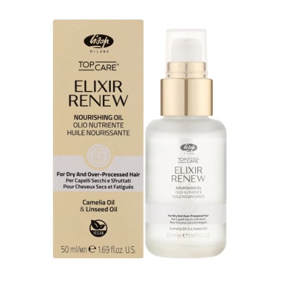Lisap Top Care Elixir Renew tápláló hajvégápoló olaj, 50 ml