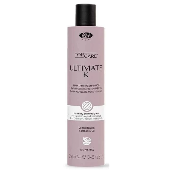 Lisap Top Care Ultimate K utókezelő hajápoló sampon, 250 ml
