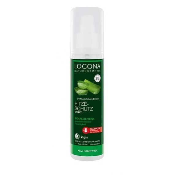 Logona hővédő hidratáló spray bio Aloe verával, 150  ml