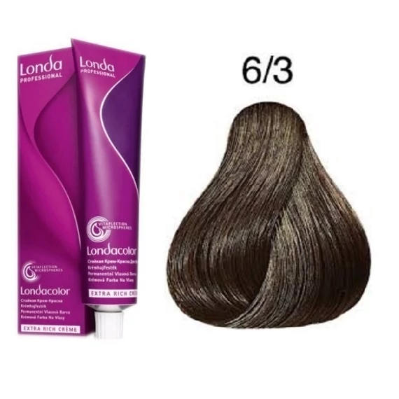 Londa Color krémhajfesték, 6/3