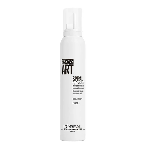 Loreal Tecni.Art Hollywood Waves Spiral Queen tápláló hajgöndörító hab, 200 ml