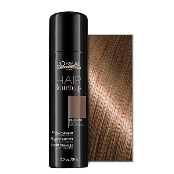 Loreal Hair Touch Up lenövést elfedő spray, világos barna, 75 ml