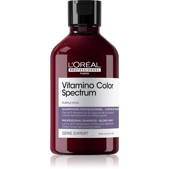 Loreal Serie Expert Vitamino Color Spectrum Purple hamvasító sampon, 300 ml