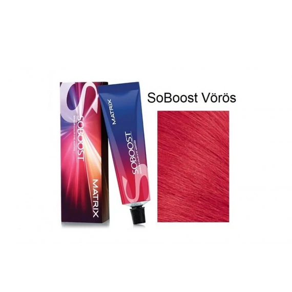 Matrix SoBoost vörös színfokozó hajfesték, 60 ml