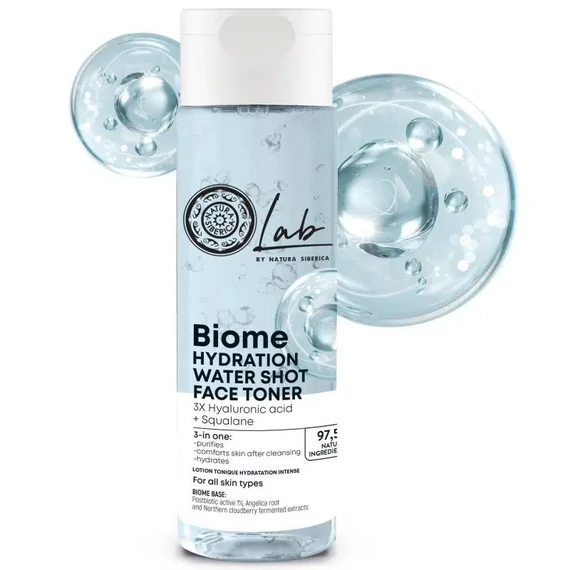 Natura Siberica Lab Biome hidratáló arctonik Hialuronsav + Szkvalán , 200 ml