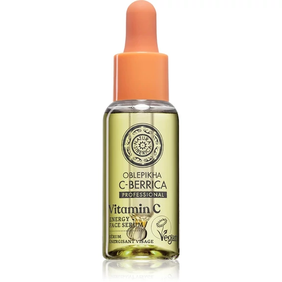 Natura Siberica Oblepikha C-Berrica energetizáló arcszérum C-vitaminnal, 30 ml