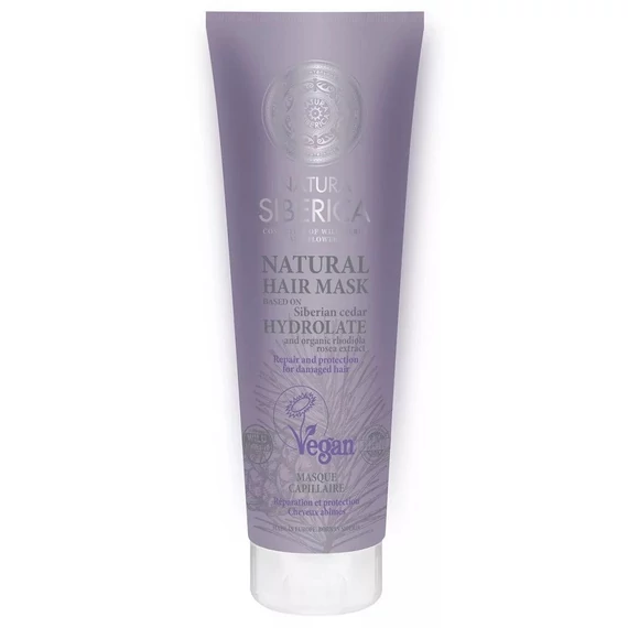 Natura Siberica színélénkítő és ragyogást adó hajmaszk festett hajra, 200 ml