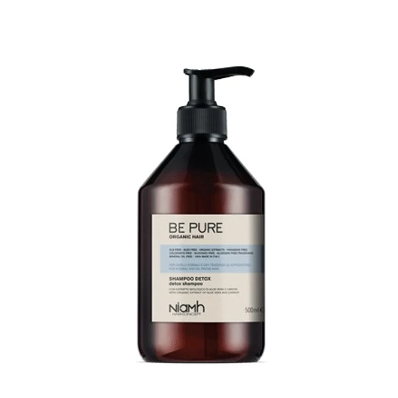 Niamh Be Pure Detox sampon zsíros hajra, 500 ml